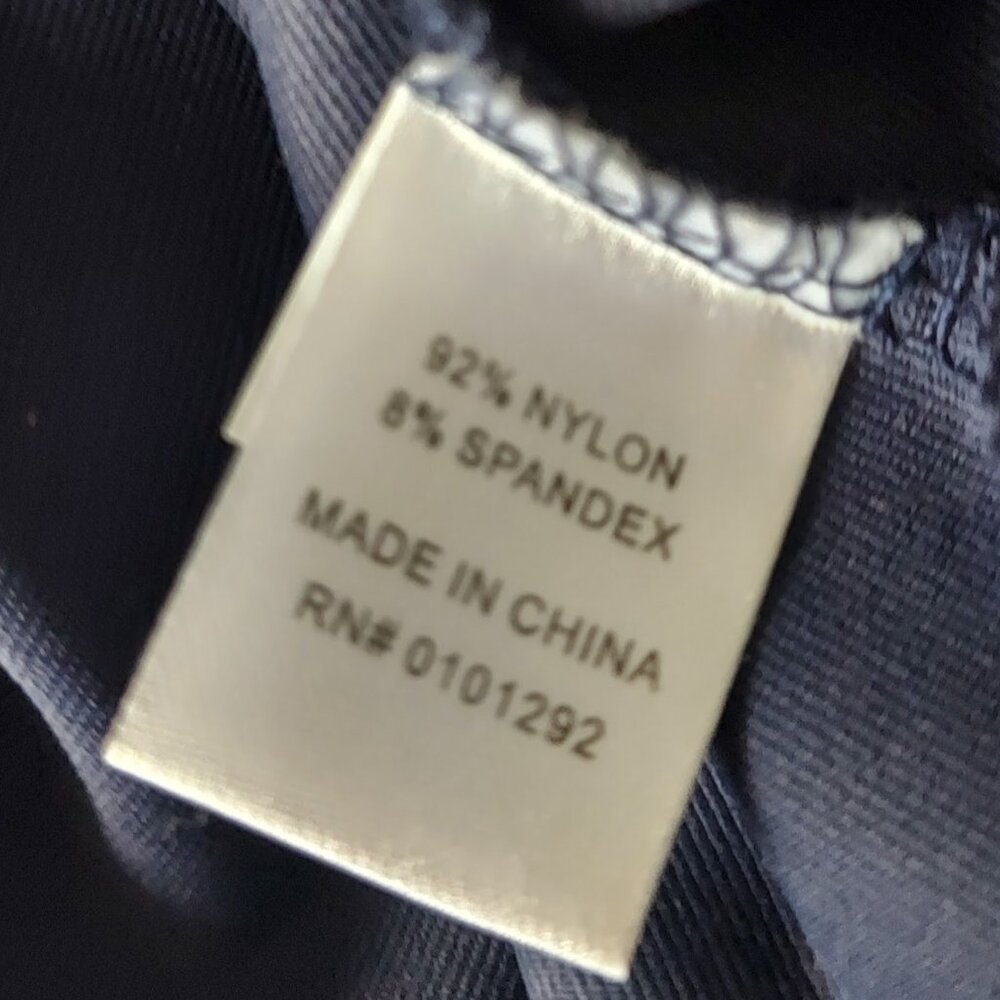 LULU B Size XL V Neck Sleeveless Top Navy Blue - Picture 10 of 11